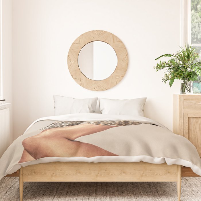 These Boots - Leopard Print V2 Beige Duvet Cover Gallery Image 3