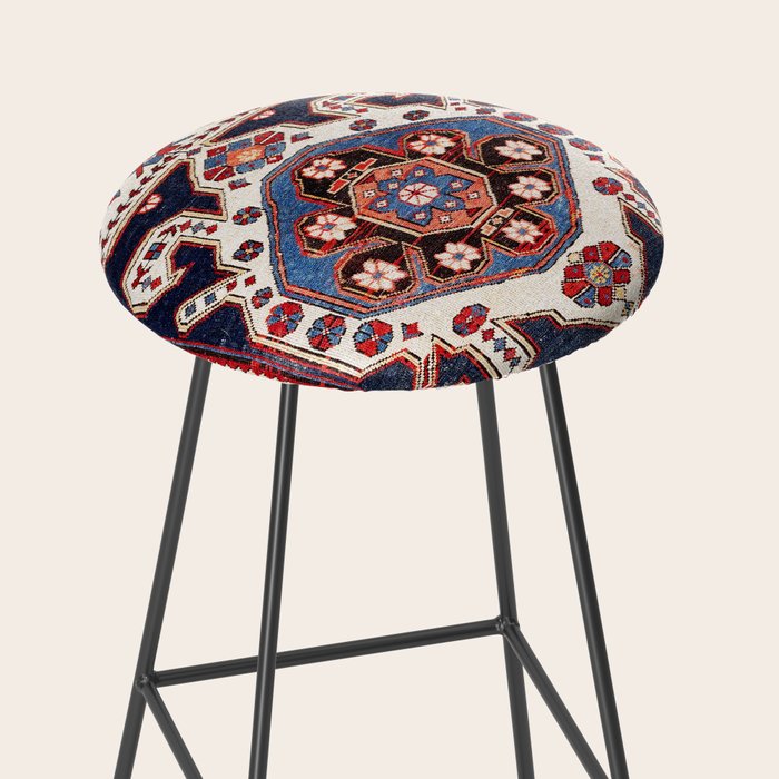 Shirvan East Caucasus Rug Print Stool Gallery Image 2