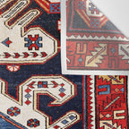 Shirvan East Caucasus Rug Print Wall Tapestry Gallery Image 3