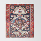 Shirvan East Caucasus Rug Print Throw Blanket Gallery Image 2