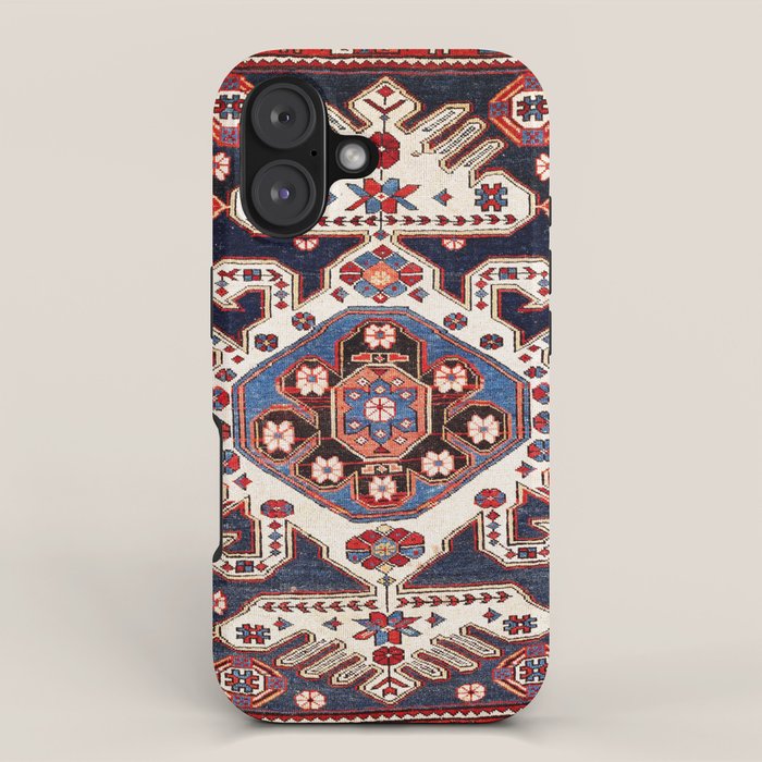 Shirvan East Caucasus Rug Print iPhone Case Gallery Image 1