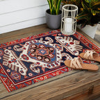 Shirvan East Caucasus Rug Print Outdoor Rug Gallery Image 2