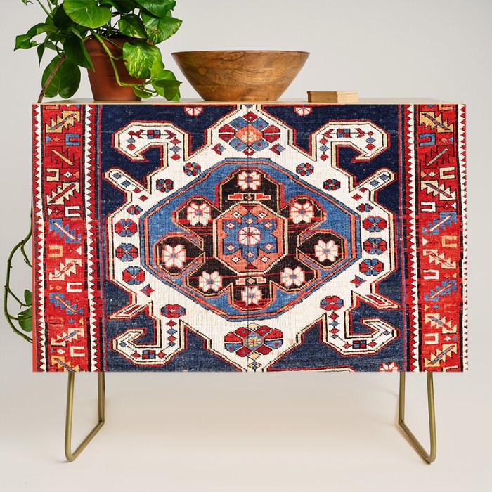 Shirvan East Caucasus Rug Print Credenza Gallery Image 1