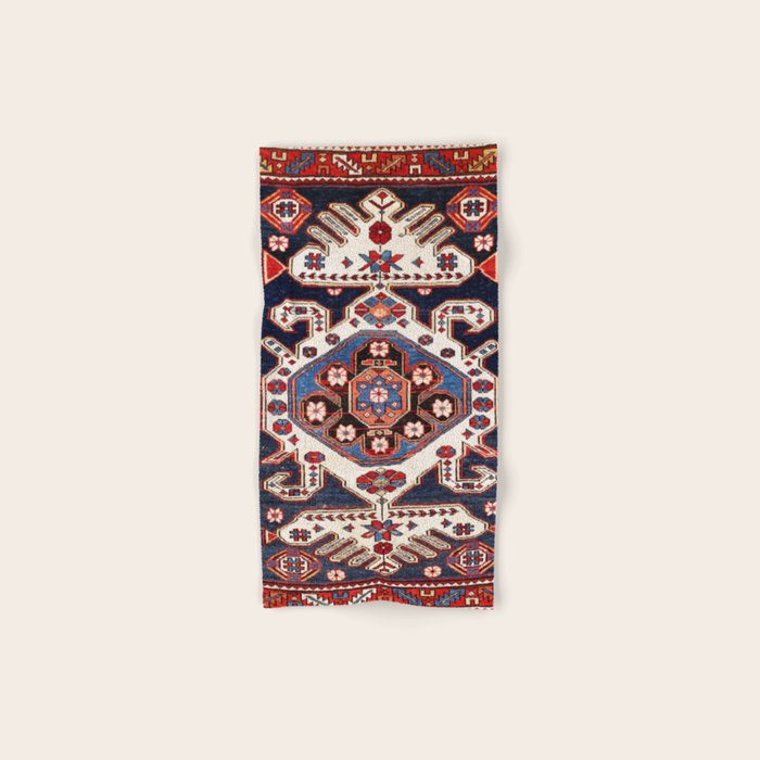 Shirvan East Caucasus Rug Print Bath Towel Gallery Image 1