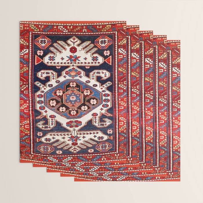 Shirvan East Caucasus Rug Print Wrapping Paper Gallery Image 3