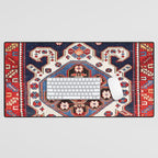 Shirvan East Caucasus Rug Print Desk Mat Gallery Image 1