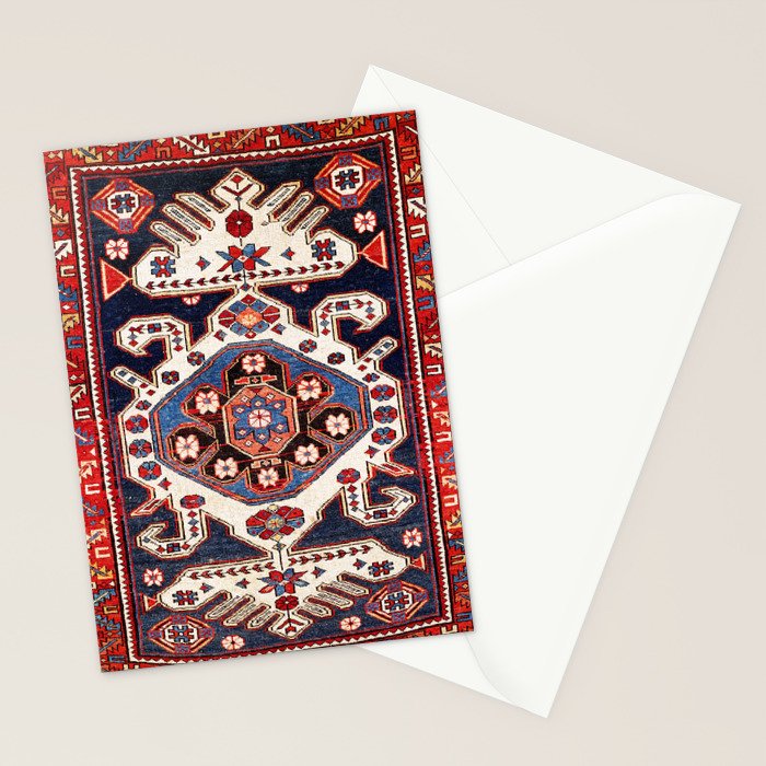 Shirvan East Caucasus Rug Print Stationery Card Gallery Image 2