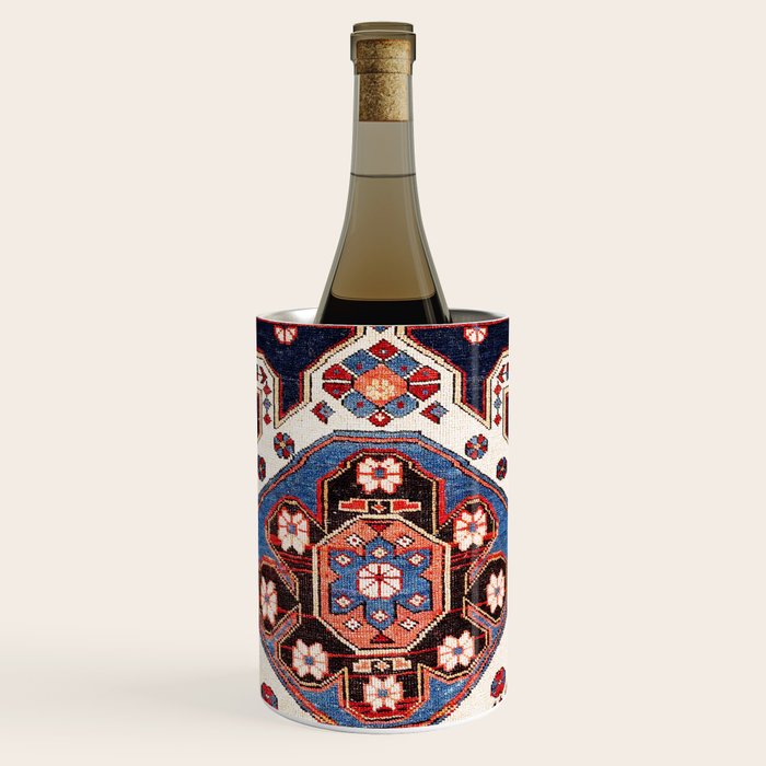 Shirvan East Caucasus Rug Print Wine Chiller Gallery Image 1
