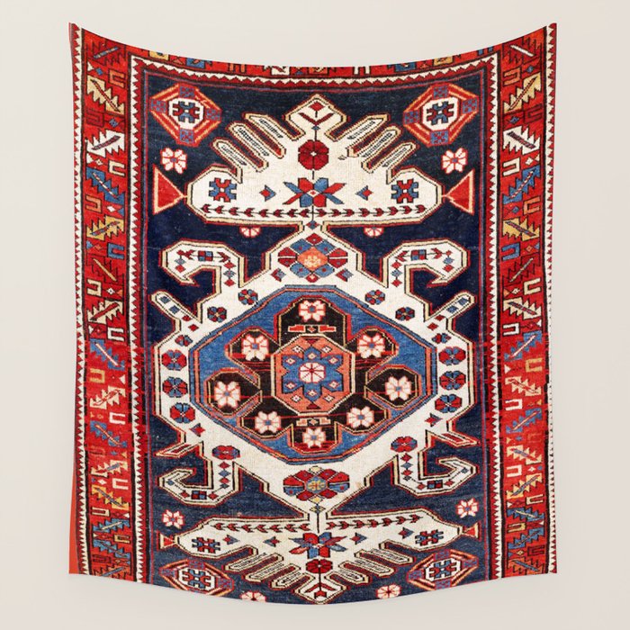 Shirvan East Caucasus Rug Print Wall Tapestry Gallery Image 1