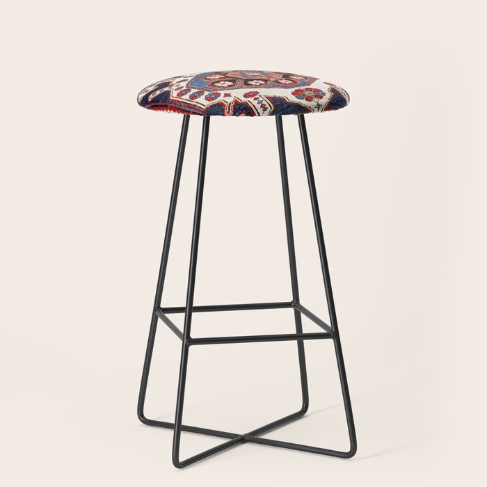 Shirvan East Caucasus Rug Print Stool Gallery Image 1