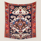 Shirvan East Caucasus Rug Print Wall Tapestry Gallery Image 4