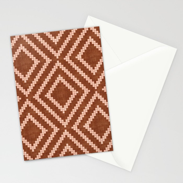 Loom in Rust Stationery Card Gallery Image 2