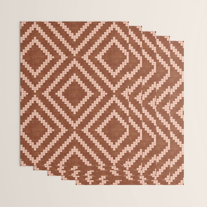 Loom in Rust Wrapping Paper Gallery Image 3