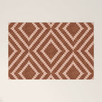 Loom in Rust Welcome Mat Gallery Image 1