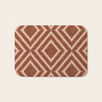 Loom in Rust Bath Mat Gallery Image 1