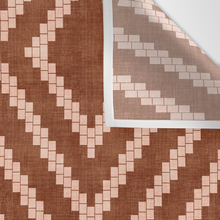 Loom in Rust Wall Tapestry Gallery Image 3