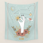 Leo Zodiac Series Wall Tapestry Gallery Image 4