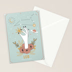 Leo Zodiac Series Stationery Card Gallery Image 2
