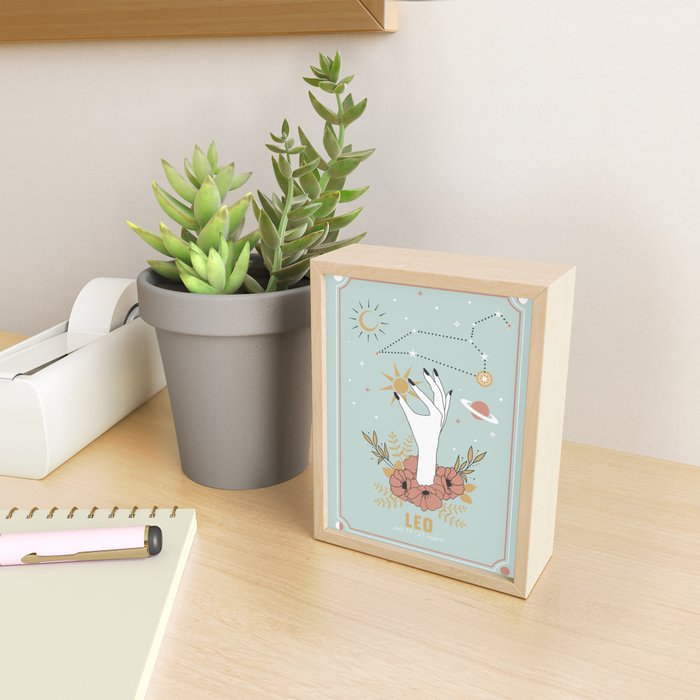 Leo Zodiac Series Mini Art Print Gallery Image 2