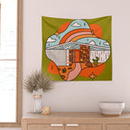 Libra Mid Century House Wall Tapestry Gallery Image 2