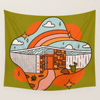 Libra Mid Century House Wall Tapestry Gallery Image 4