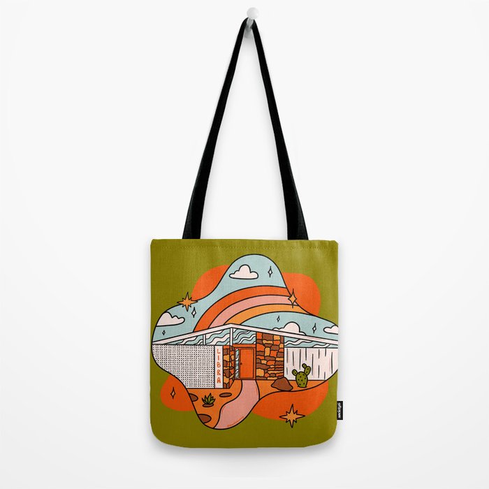 Libra Mid Century House Tote Bag Gallery Image 2