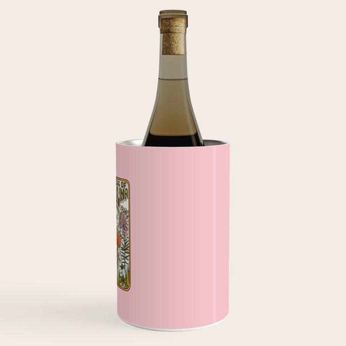 North Carolina Wildflower Wine Chiller Gallery Image 3