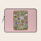 North Carolina Wildflower Laptop Sleeve Gallery Image 1