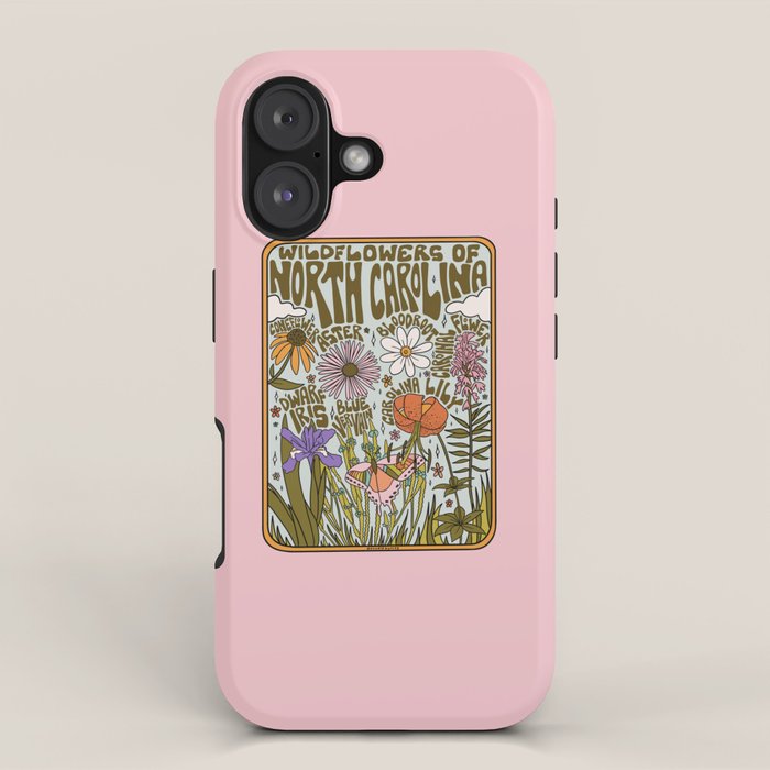 North Carolina Wildflower iPhone Case Gallery Image 1