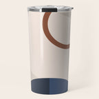 Minimal Geometric Shapes 72 Travel Mug Gallery Image 1