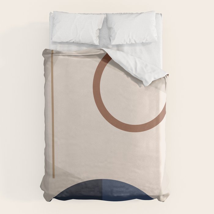 Minimal Geometric Shapes 72 Duvet Cover Gallery Image 1