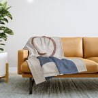 Minimal Geometric Shapes 72 Throw Blanket Gallery Image 1