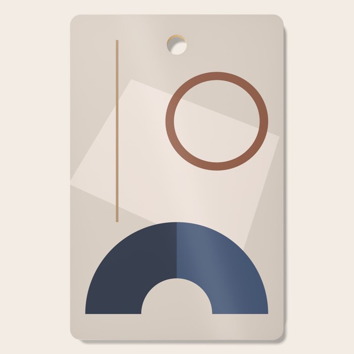 Minimal Geometric Shapes 72 Cutting Board Gallery Image 1