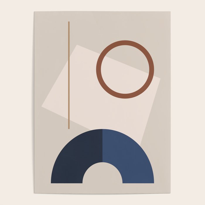 Minimal Geometric Shapes 72 Poster Gallery Image 4