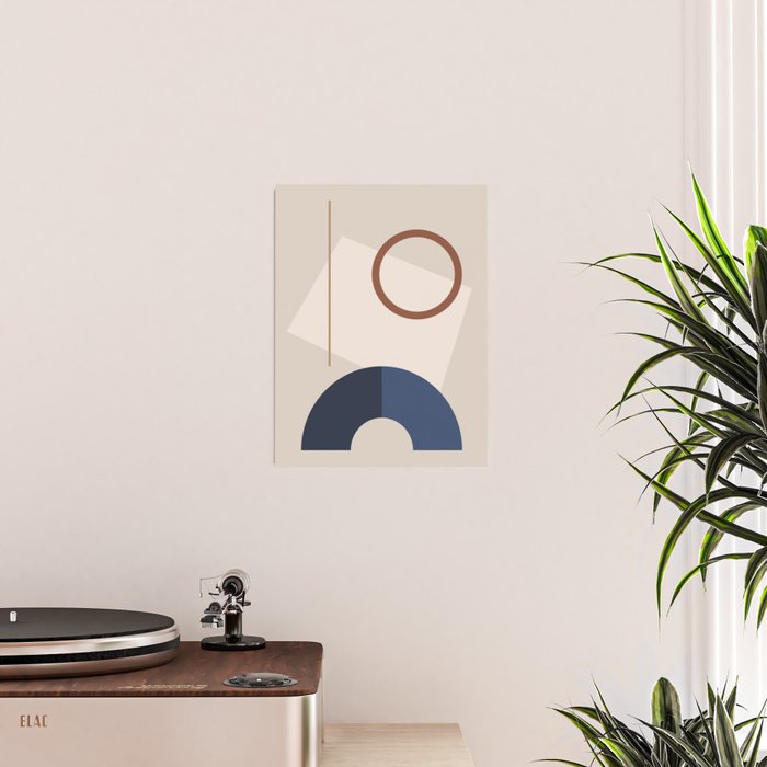 Minimal Geometric Shapes 72 Poster Gallery Image 2