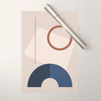 Minimal Geometric Shapes 72 Wrapping Paper Gallery Image 1