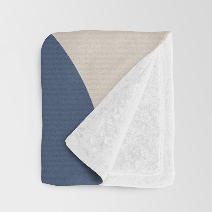 Minimal Geometric Shapes 72 Throw Blanket Gallery Image 3