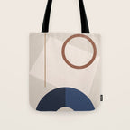 Minimal Geometric Shapes 72 Tote Bag Gallery Image 1