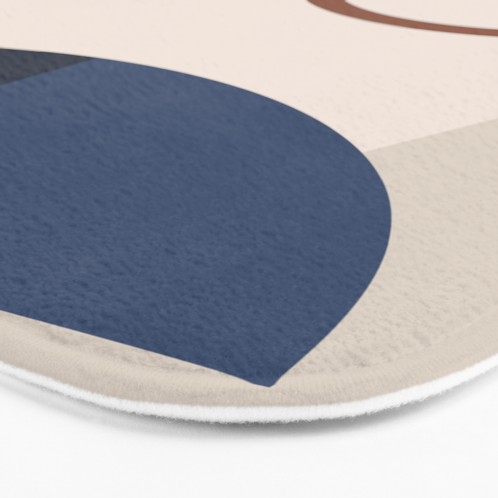 Minimal Geometric Shapes 72 Bath Mat Gallery Image 3