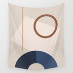 Minimal Geometric Shapes 72 Wall Tapestry Gallery Image 4