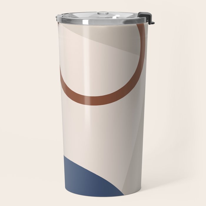 Minimal Geometric Shapes 72 Travel Mug Gallery Image 2
