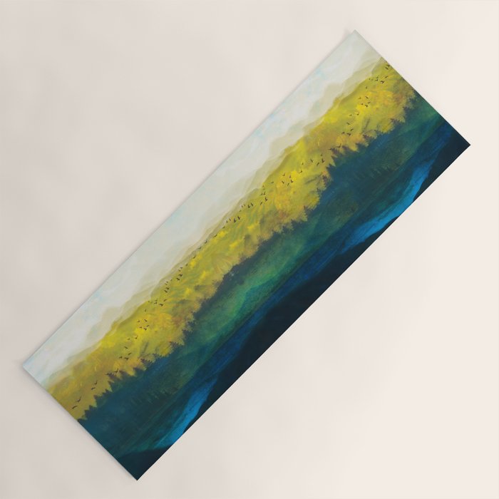 Mountain Lake Yoga Mat Gallery Image 1