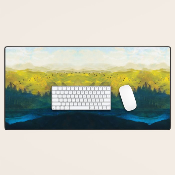 Mountain Lake Desk Mat Gallery Image 1