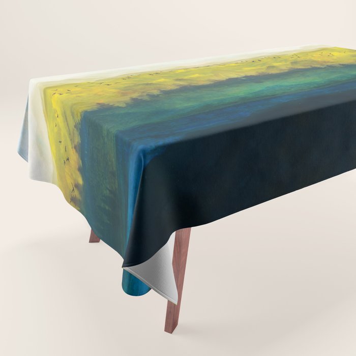Mountain Lake Tablecloth Gallery Image 1