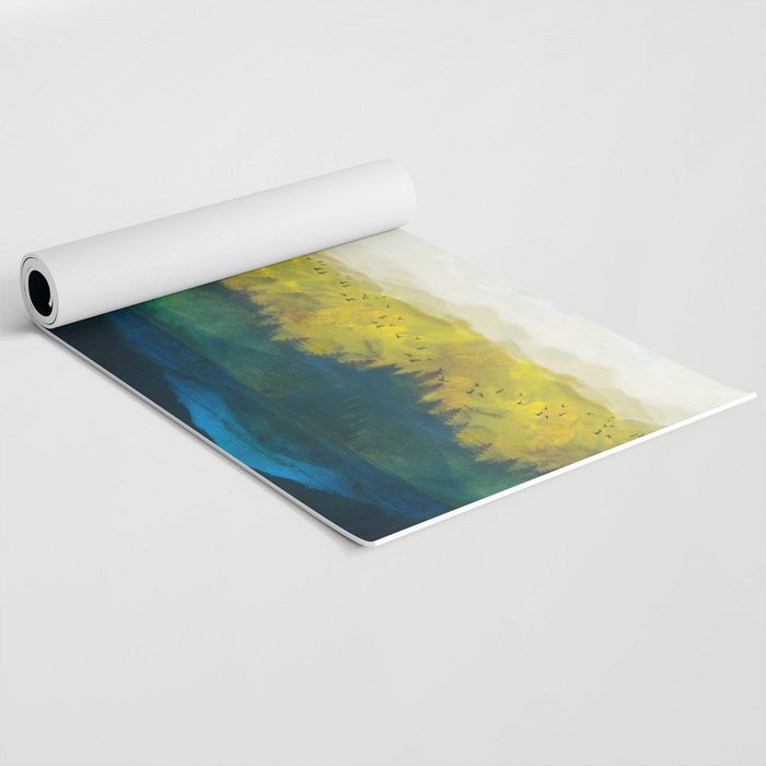 Mountain Lake Yoga Mat Gallery Image 2
