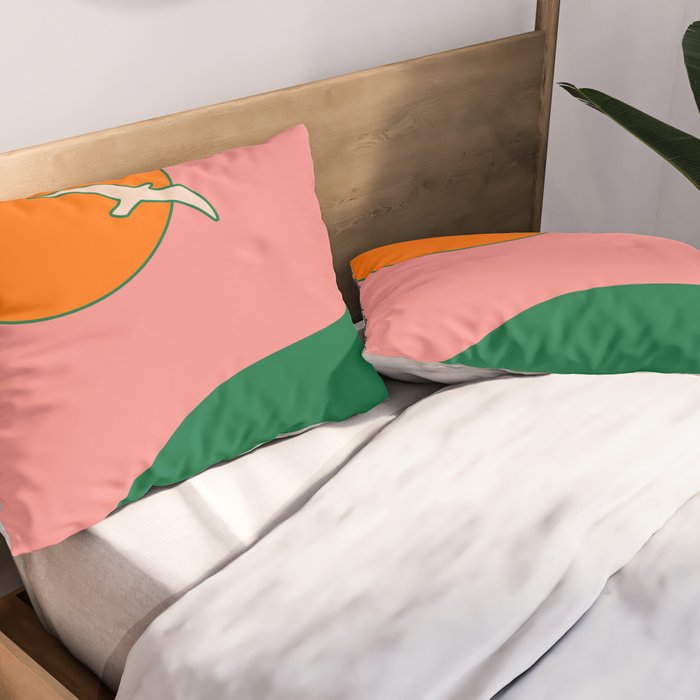 Soar - Pink Pillow Sham Gallery Image 2