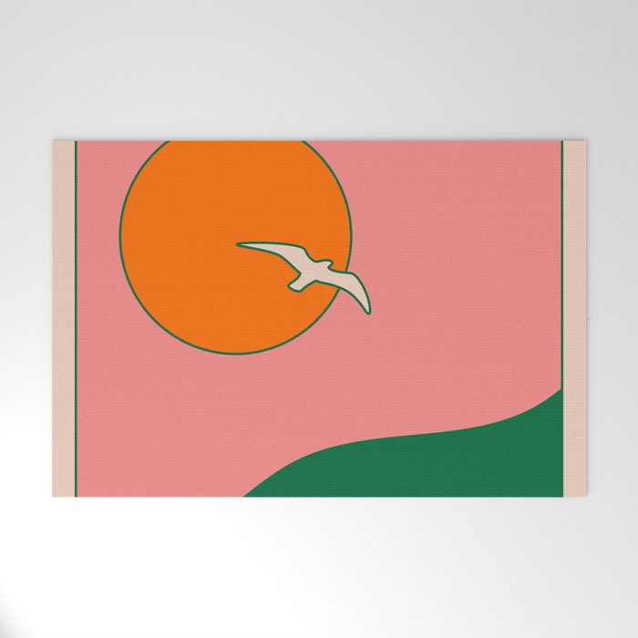 Soar - Pink Welcome Mat Gallery Image 1