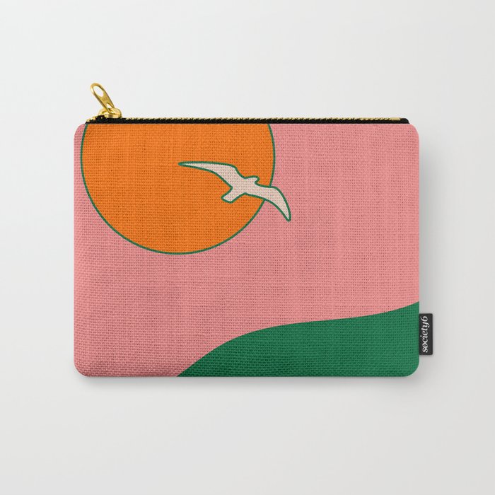 Soar - Pink Carry All Pouch Gallery Image 1