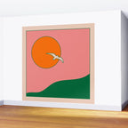 Soar - Pink Wall Mural Gallery Image 2