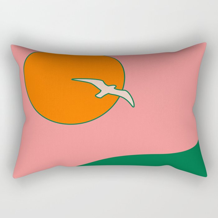 Soar - Pink Rectangular Pillow Gallery Image 2